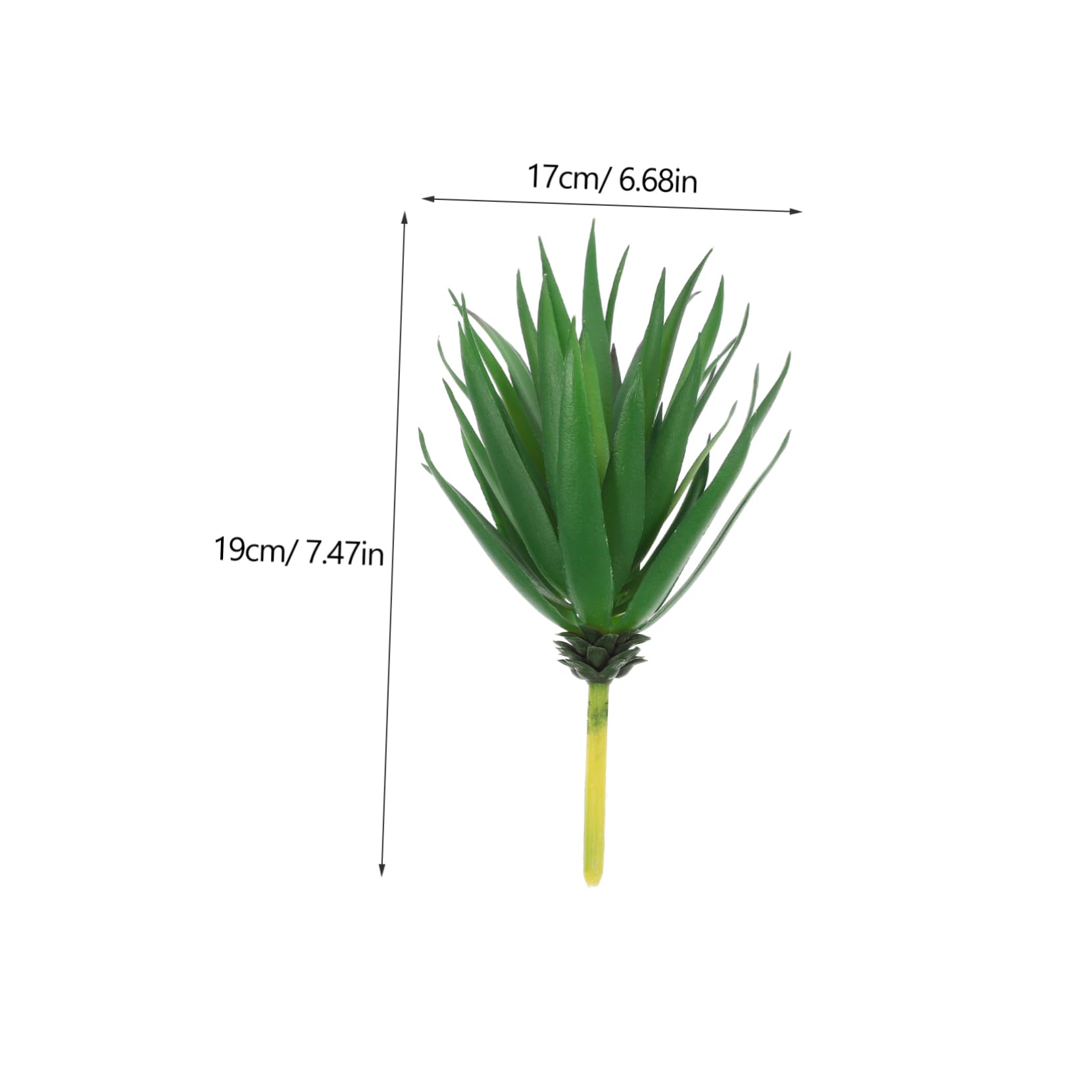 8 Stück Teiliges Künstliche Sukkulenten Pflanzen Realistische Agave ohne Topf für Dekoration für Büro Zuhause und Garten Pflegeleicht und Langlebig
