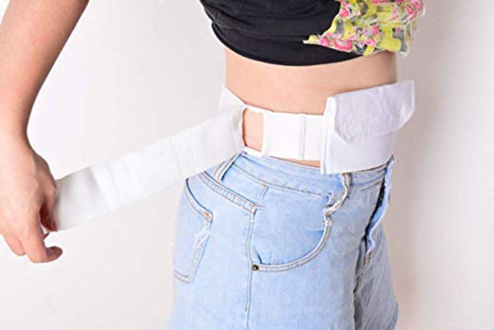 Halter für Ernährungssonden, G-Sonde Knopfabdeckungen und PEG-Sonde Zubehör – Set mit elastischem Gürtel und Halter für Ernährungssonden für Erwachsene – Zubehör für Ernährungssonden