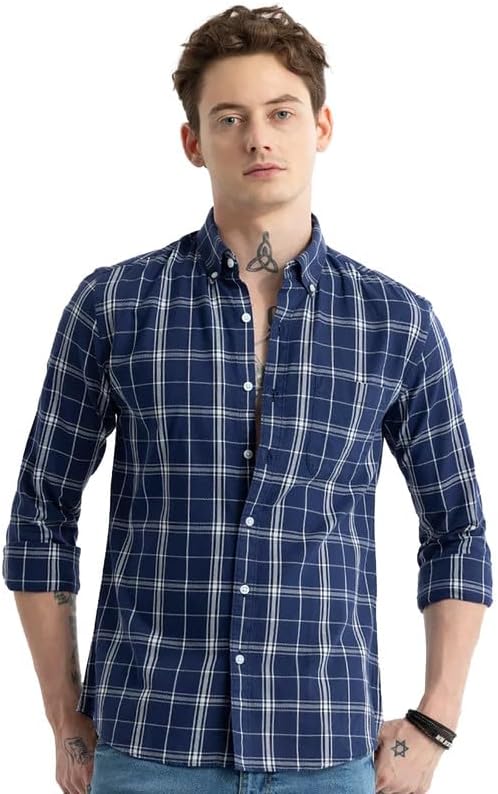 U-TURNU-Turn Casual Shirt for Men|| Shirt for Men|| Stylish Latest Shirt for Men || Printed Checkered Shirt for Men