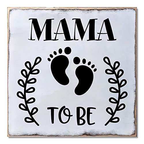 New Mama Gift Panneau en bois Rimego 41x41 cm pour décoration
