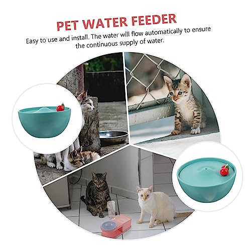 Fuente de agua para gatos y perros cerámica USB miniatura 6