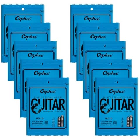 POGOLAB Guitar Strings Electric Guitar Strings 6 String Set - Thin, 09-42, 10 Pack Cover
