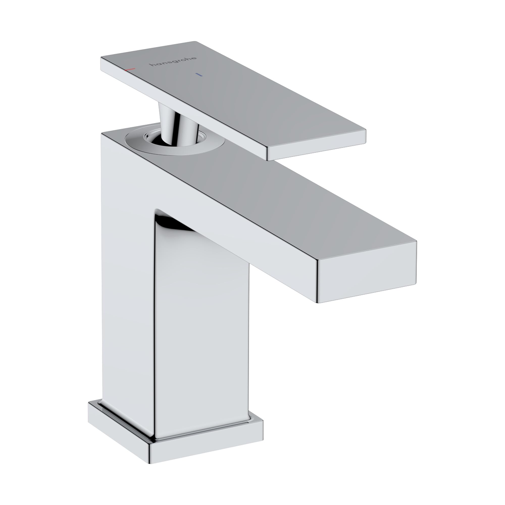 Robinet de lavabo hansgrohe Tecturis E chrome mitigeur moderne 1 trou