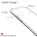 TheGiftKart Crystal Clear Back Cover Case for Samsung Galaxy S25 Edge 5G | 360 Degree Protection | Shock Proof Design | Transparent Back Cover Case for Samsung S25 Edge (PC & TPU, Transparent Bumper) gallery image