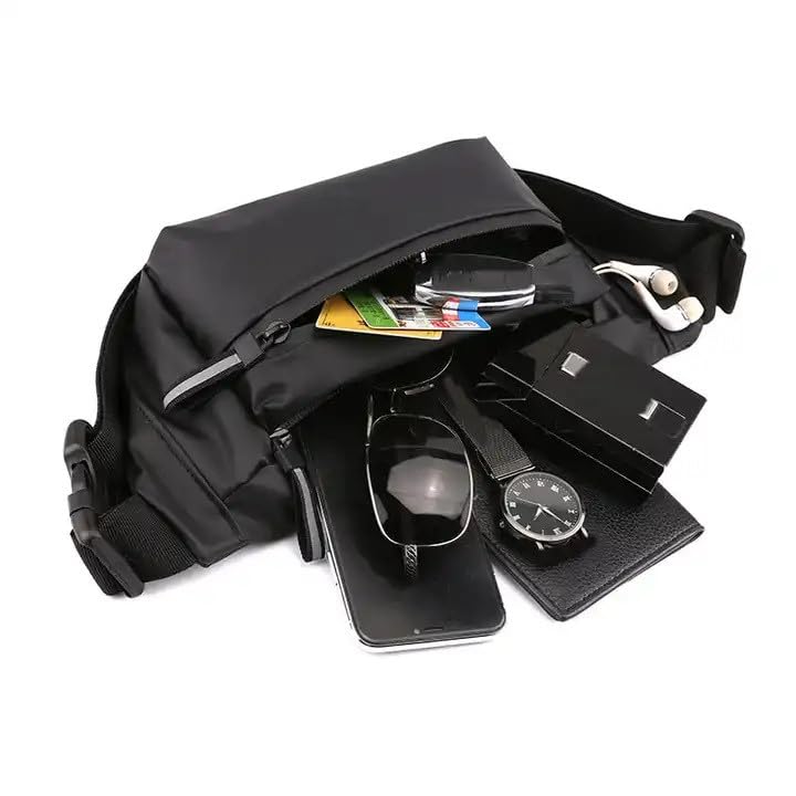 Image of EZ Living 1pcs Waist Bag for Men & Women Adjustable for Chest Bag for Travel Hiking Choosing The Best Waist Bag