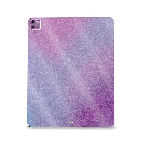 Image of MightySkins Carbon Fiber Skin Compatible with Apple iPad Pro 12.9 inch M2 6th Gen (2022) Full Wrap Kit - Purple Fog | Protective, Durable Textured Carbon Fiber Finish | Easy to Apply | Made in The USA