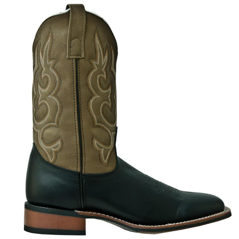 Image of Laredo Mens Lodi Square Toe Casual Boots Mid Calf - Brown