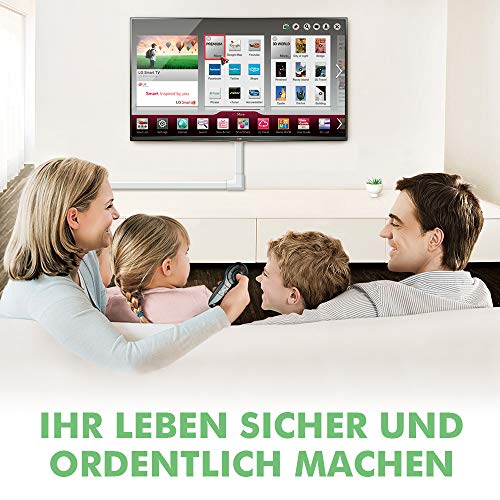 MUDEELA Kabelkanal Selbstklebend Weiß, 320cm PVC Kabelabdeckung, Kabelschacht zum Verstecken von Kabel, TV Kabelkanal für alle Netzkabel in Haushalt/Büro, 8 Stück x L40cm*W3cm*H1,7cm,