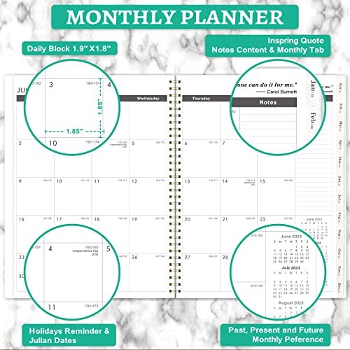 2023-2025 Monthly Planner - Monthly Planner 2023-2025, Jul. 2023 To Jun. 2025, 24-Month Planner With Ample Blocks And 24 Monthly Tabs For School, Office And Home Planing #TOP2