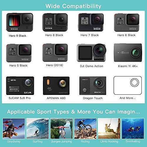 image for A Artman Artman Upgraded Action Camera Accessories Kit 60-in-1 Compati