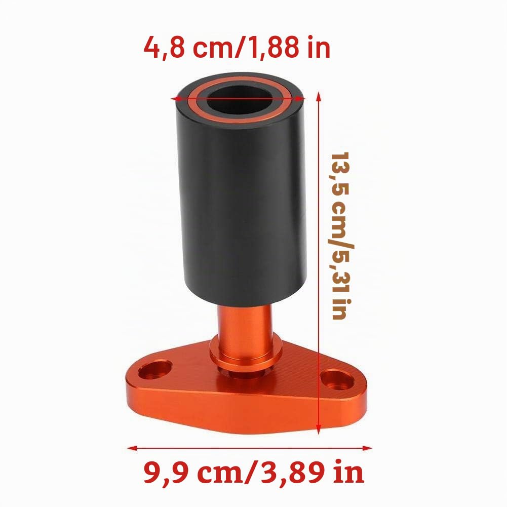 KSTE Sliders Moto, Cadre CNC Moto Sliders Anti-Crash Pad Chute Protecteur Compatible With Duke 125 200 390 12-15