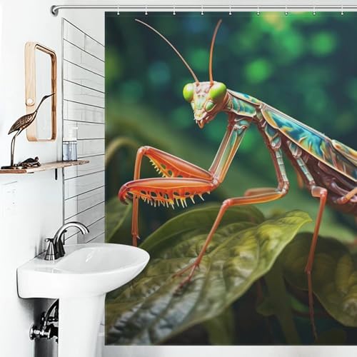 Rideau de douche tissu imperméable en polyester 183x183cm avec 12 crochets