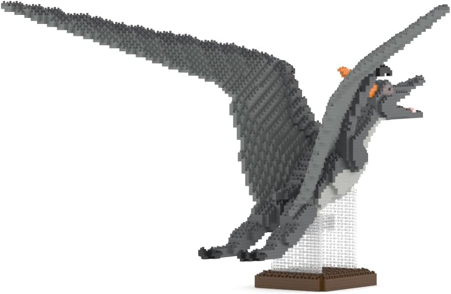 Recycled Plastic Build & Learn 3-Pack: T-Rex, Triceratops & Pterodactyl Dinosaur Stacking Blocks view 4