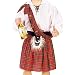 Fun World Scottish Red Plaid Kilt