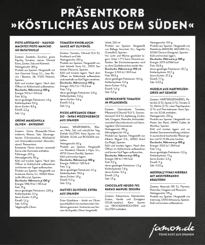 Köstliches aus dem Süden | Vegetarisches Geschenkset mit mediterraner Feinkost, nativem Olivenöl Extra und Meersalz | Geschenkfertig verpackt | GESCHENKVOLL