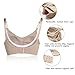 WETONG 3PACK Seamless Maternity Bra, Soft Cotton Nursing Bras Bralette for Breastfeeding with Extra Bra Extenders & Clips