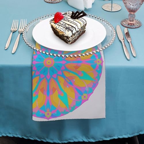 Serviettes de table lavables en tissu durables et douces - 5