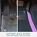 FH Group Car Floor Mats - Carpet Floor Mats for Cars, Universal Fit Automotive Floor Mats, All Purpose Car Floor Mats, Carpet Protector Mat for Most Sedan, SUV, Truck Floor Mats Purple