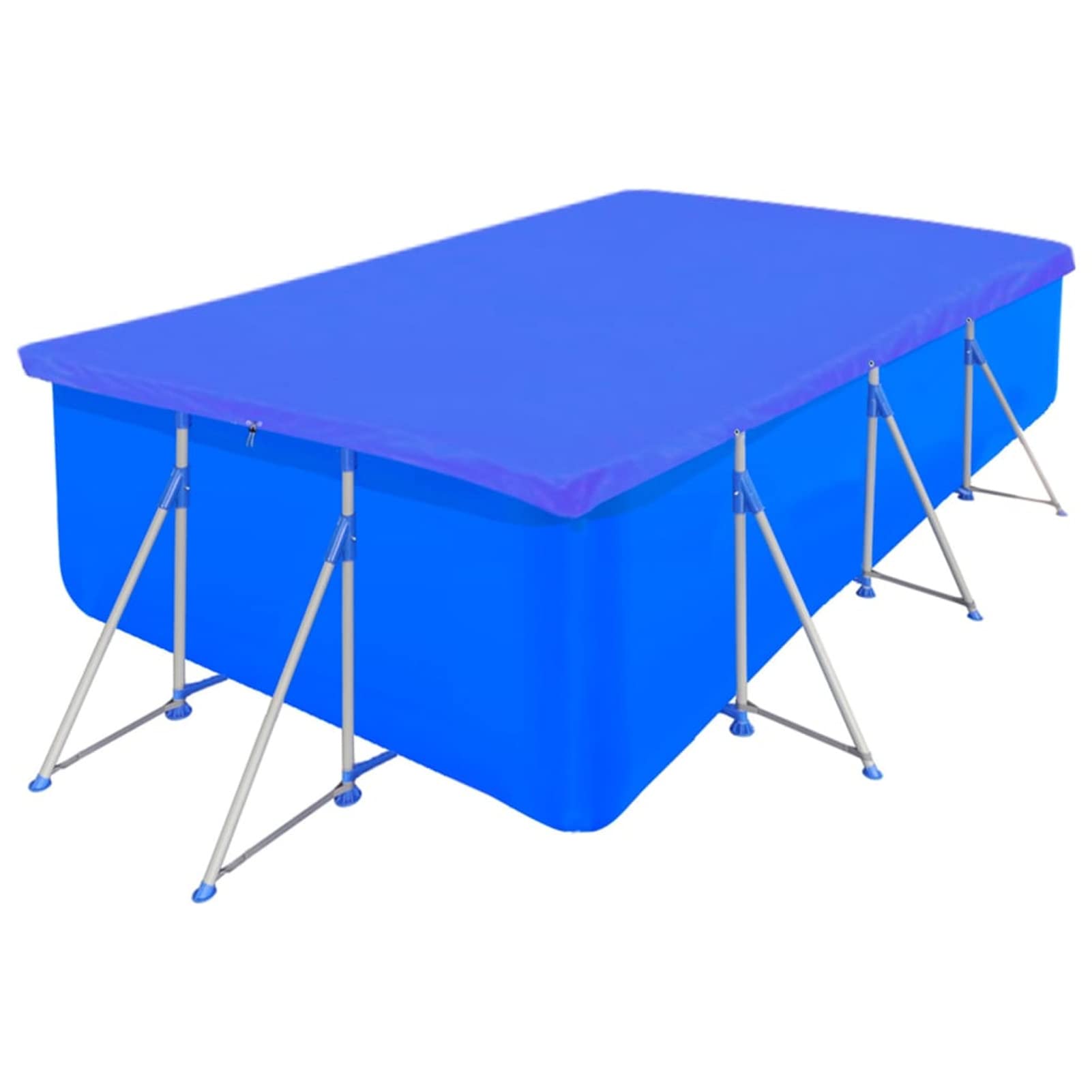 Mogou Pokrywa basenu, pokrowiec na basen, akcesoria do basenu, 2 szt. PE prostokątny 90 g/m2 400 x 207 cm
