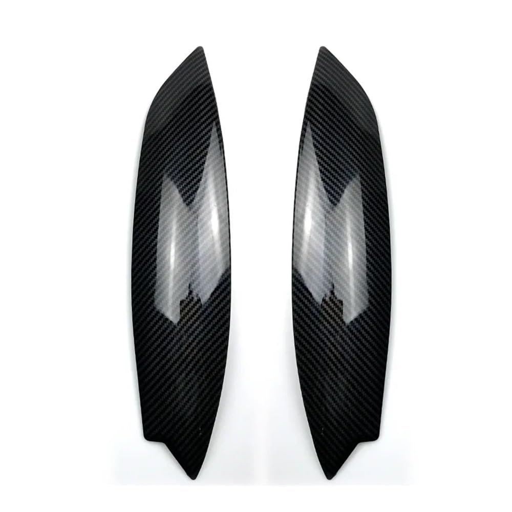 Zmyalc Carbon Fiber Accessories Headlight Eyelid Eyebrow Cover Trim For 5 Gti R32 Mk5 05-07(Carbon Fiber)