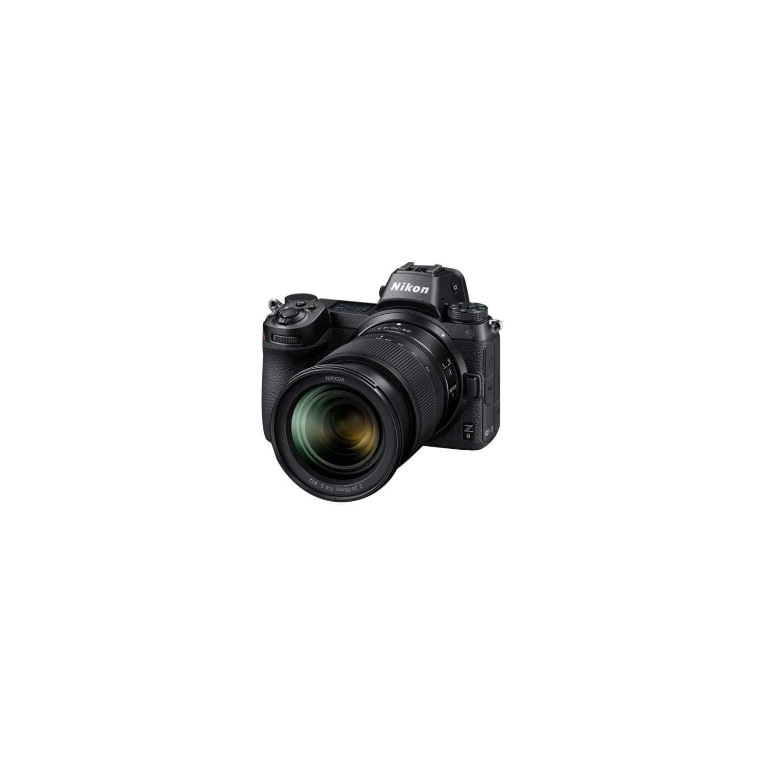 Nikon Z6 + Z 24-70mm Mirrorless Camera Kit (24.5 megapixel, Ultra wide ISO, 12 fps, Eye-Detection AF, 4K movie) VOA020K001