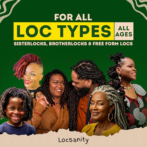 Image of Loc Spray - Locsanity Daily Moisturizing Rosewater & Peppermint Spray for Locs, Dreadlocks - Lightweight Frizz Control Hair & Scalp Moisturizer - Natural Loc Care (4 fl oz)