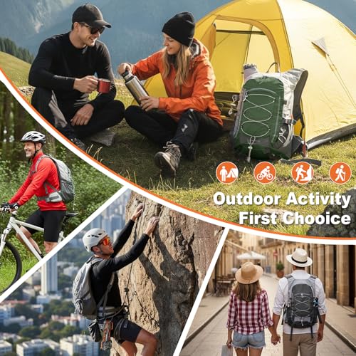 XUVPK 30L Hiking Backpack with Rain Cover