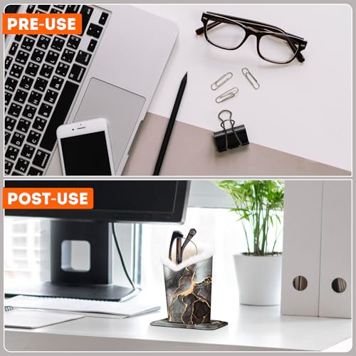 Image of Pack of 2 Plush Lined Eyeglasses Holder Stand Protective Glasses Case For Desks Or Nightstands