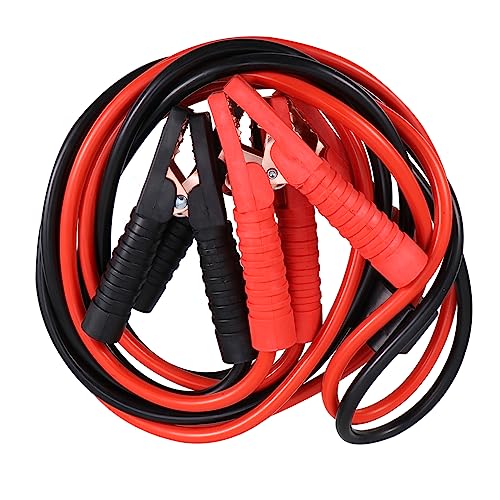 Ciieeo 3m Cavo Emergenza in Rame e Alluminio Per Batteria Auto Compatibile Generatori e Veicoli Elettrici Resistente Freddo e Caldo
