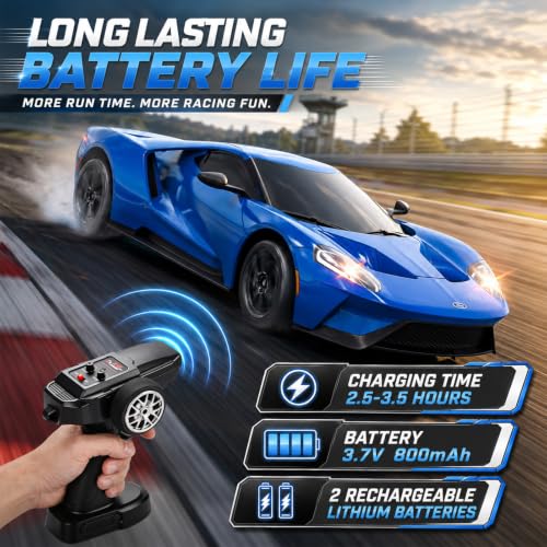Experience Thrilling Drifts with the YESHIN Ford GT RC Car for Kids 3 and Up - Image 4