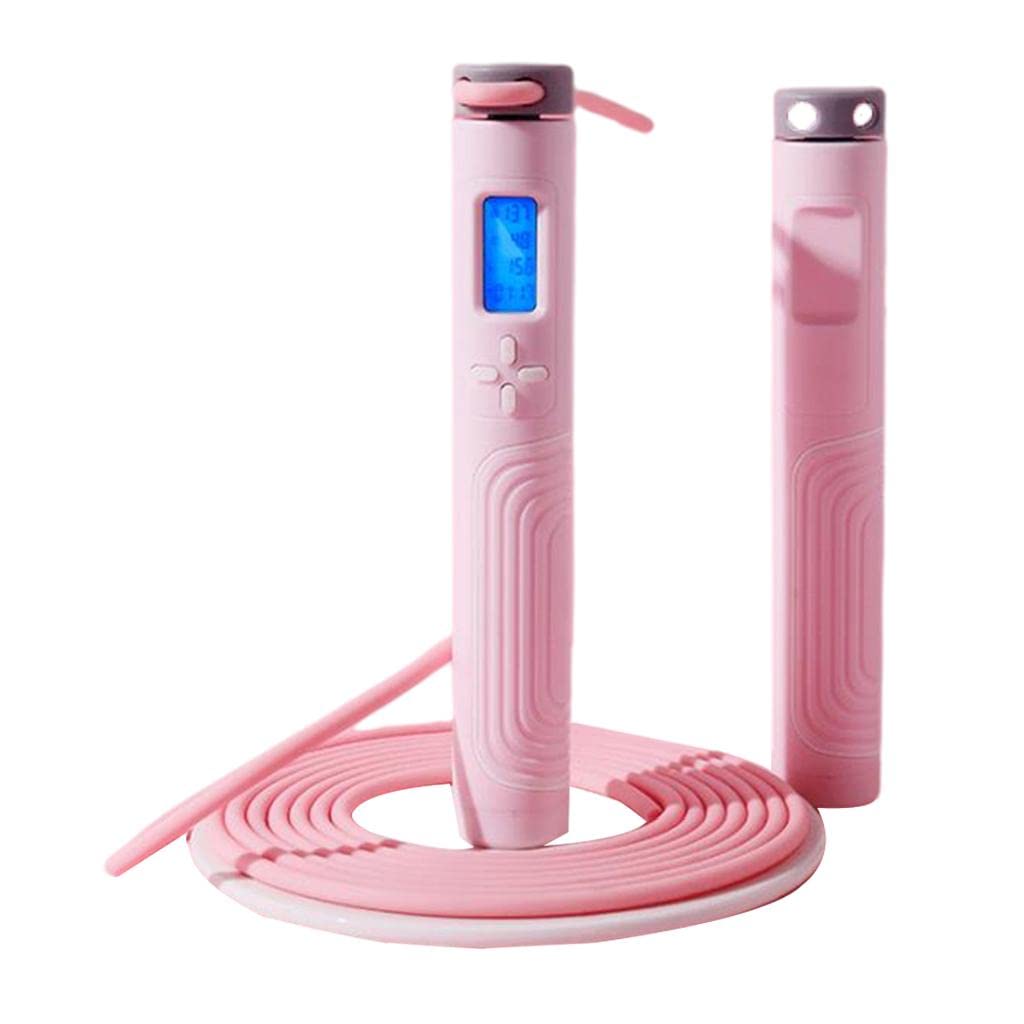 ATORSE Jump Rope Cordless Skipping Ropes Fitness Exercise Skip Rope for Adults Kids Pink-image-11