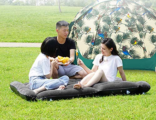 Car SUV Air Mattress Camping Bed with Pillow, Inflatable with Pump for Rest Sleep Travel Camping (Black)