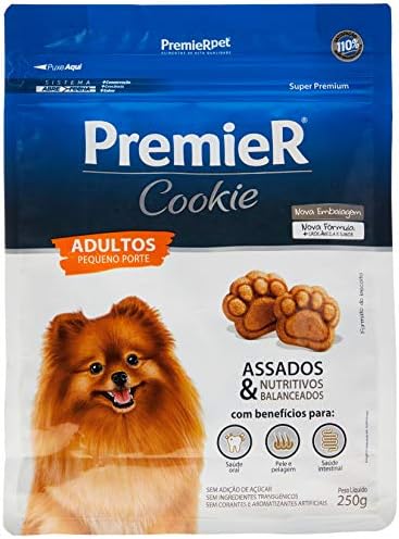 Premier Pet Petisco Premier Cookie Cães Adultos Pequenos 250G Raç...