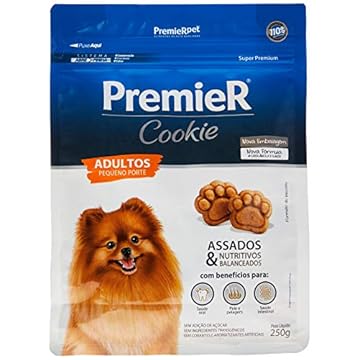 Premier Pet Petisco Premier Cookie Cães Adultos Pequenos 250G Raça Filhotes