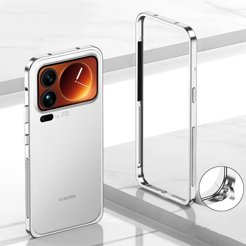 Coque en aluminium Xiaomi 17 Pro 5G cadre métallique premium violet foncé