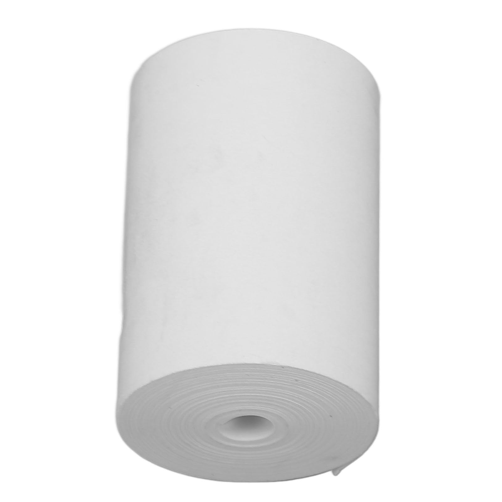 Fdit Rolki Papieru Termicznego Termiczny Papier pokwitowań Termiczny Papier do Drukarek 50 Rolek o Grubości 2,2 X 1,6 Cala Przezroczysty Druk do Drukarki pokwitowań Etykieta (Bez rdzenia rurowego)