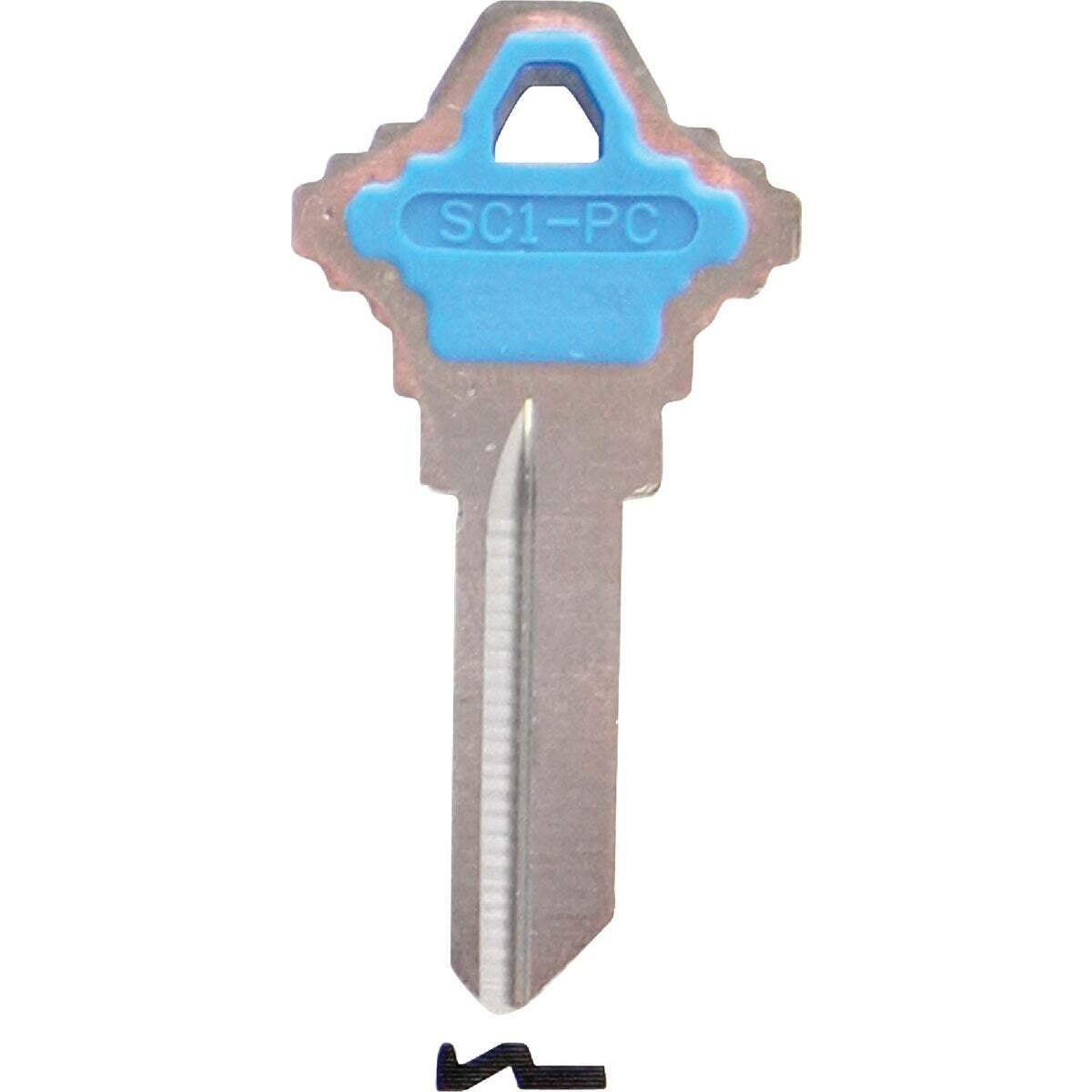 Ilco Sterling 10 Cut Key Blank With Plastic Head (1630P) - Single Key, Original Packaging 2 thumbnail image