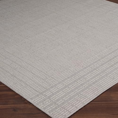 Alfombra boho resistente a los rayos UV para proteger el suelo de terrazas soleadas 4