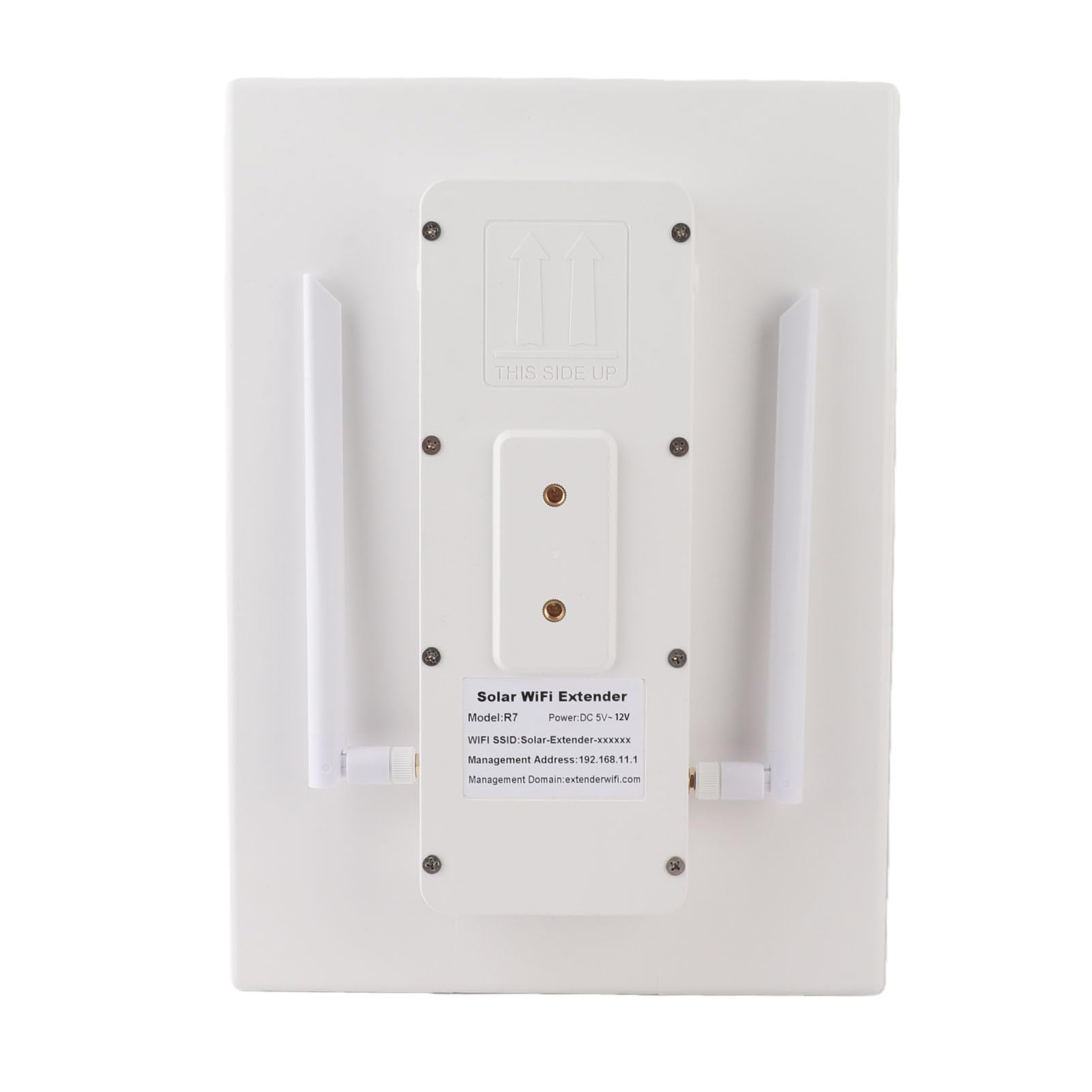 Bewinner Solar WI -FI Extender Signal Booster, Outdoor WI -FI Router z 15 W Panel Solar, Wbudowany W baterię 20000 MAh, 100 -metrowy Długi Zasięg, WI FI Repeater do Kempingu na świeżym