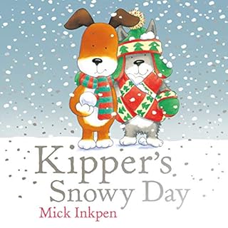 Kipper's Snowy Day Audiolibro Por Mick Inkpen arte de portada