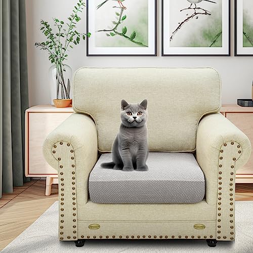 CHELZEN Stretch Sofa Seat Cushion Cover, Fitted Sofa Cushion Slipcovers, Couch Cushion Covers - Image 2