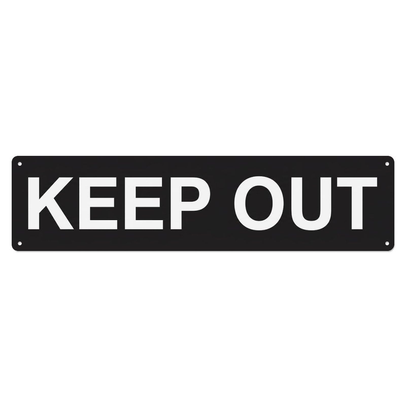 Keep Out Private Property Metal Tin Sign