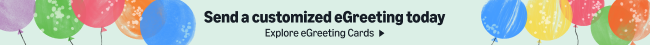 Send a customized eGreeting today