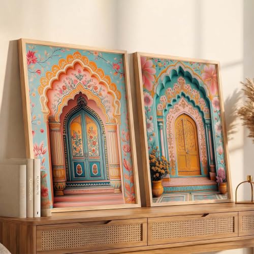 Image of Kotart Traditional Indian Wall Art Paintings for Living Room | Framed Wall Painting for Home Room Bedroom Office Wall Decor | Paintings For Home Decoration| Wall Poster With frames | Painting for Wall Decoration (Art 1, (19x25 inch ), Framed)
