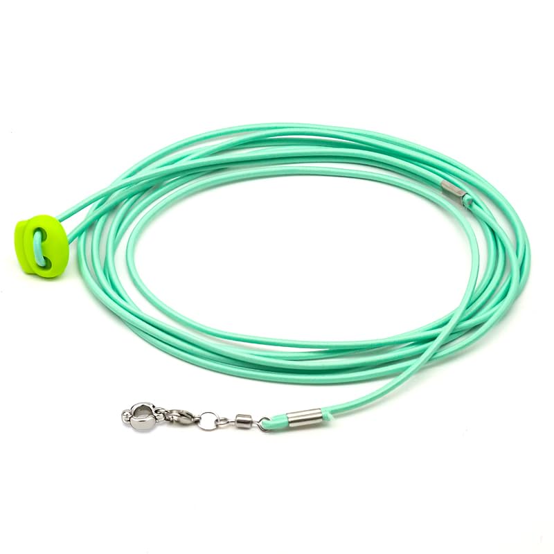 ZIBUYU® 6.6ft Parrot Leash Bird Leash with 6.5mm Metal Feet Loop Elastic Bird Leash with Adjustable Buckle Wrist Attachable Bird Aviator Leash for Parrot, Budgerigars, Cockatiels