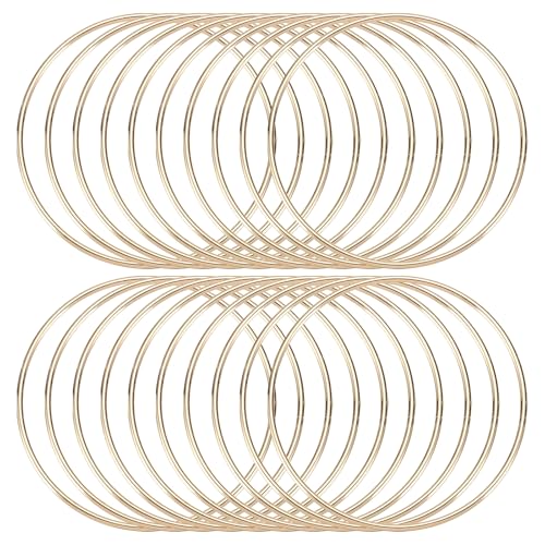 Aros de metal para manualidades y atrapasueños de 4 pulgadas de color set de 20 unidades