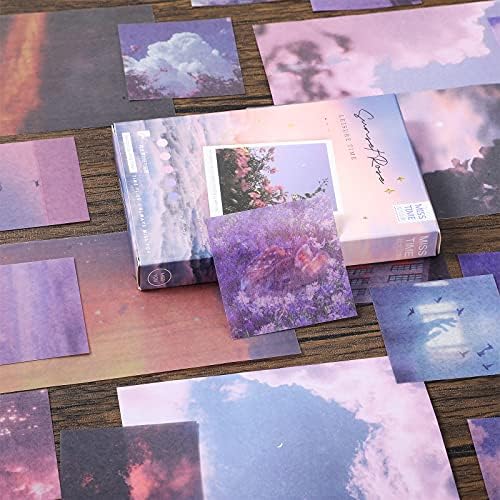 220 Pieces Vintage Scrapbook Stickers Pack, Decorative Flower Retro Scrapbooking Paper Sticker Washi Stickers Paper Set for Journaling DIY Arts and Crafts Journals Scrapbooking Supplies