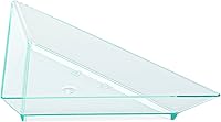 Vista 2 de Restaurantware Mini platos de aperitivo de 4 x 2 pulgadas, 100 platos triangulares desechables – Sirve muestras de aperitivos o aperitivos