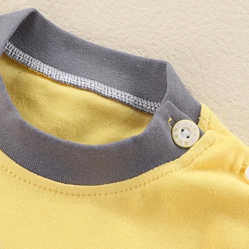 Toddler Baby Boys Girls 𝐒leepwear Cotton 𝐏ajamas Set Kid 𝐋oungewear Long Sleeve Cartoon Pullover 𝐏j Outfit4