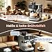 CAFELFFE MK-903 Professionelle 20-Bar-Espressomaschine mit integriertem Mahlwerk, Heiß-/Kaltbrühfunktion für Latte Macchiato und Cappuccino, 1,8-Liter-Wassertank und 1500-Watt-Brühleistung.